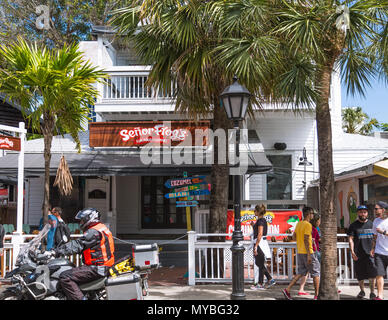 Senor Frogs in Key West Florida Stockfoto