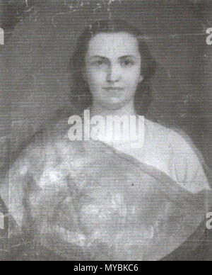 . Español: Retrato de Carmen Salinas de la Vega, Primera Dama de Ecuador. ca. 1930. Unbekannt 99 Carmen Salinas de la Vega Stockfoto