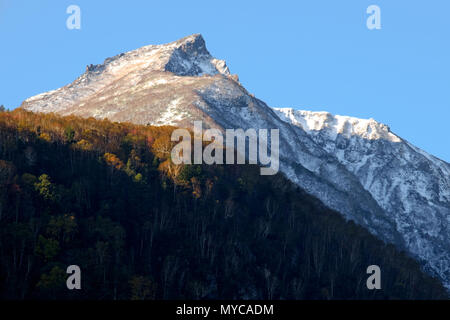 Der frühe Winter und Schnee im daisetsuzan, Japan National Park Stockfoto