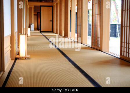 Japanische alten Teehaus und Royal Garden Stockfoto