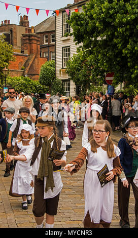 Dickens Festival, Rochester, Kent. Großbritannien Stockfoto