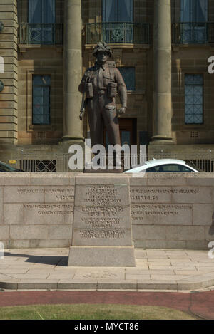 Royal Scots Fusiliers commemorative Statue Stockfoto