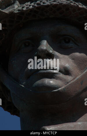 Royal Scots Fusiliers commemorative Statue Stockfoto