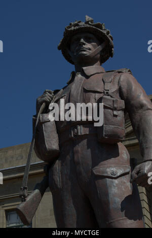 Royal Scots Fusiliers commemorative Statue Stockfoto