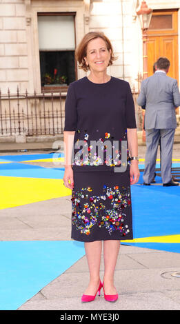 London, Großbritannien. 6. Juni, 2018. Kirsty Wark die Teilnahme an der Königlichen Akademie der Künste Sommer Ausstellung 2018 party London Mittwoch, 6. Juni Credit: Peter Phillips/Alamy leben Nachrichten Stockfoto