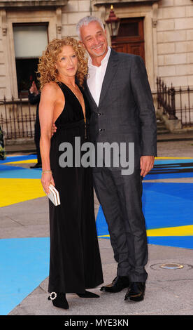 London, Großbritannien. 6. Juni, 2018. Kelly Hoppen die Teilnahme an der Königlichen Akademie der Künste Sommer Ausstellung 2018 party London Mittwoch, 6. Juni Credit: Peter Phillips/Alamy leben Nachrichten Stockfoto