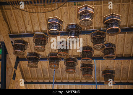 Chengdu Chengdu, China. 6. Juni, 2018. Chengdu, China, 6. Juni 2018: Die Daoming Dorf gut ist - für Bambus Kunst in Chengdu, Provinz Sichuan im Südwesten Chinas. Credit: SIPA Asien/ZUMA Draht/Alamy leben Nachrichten Stockfoto