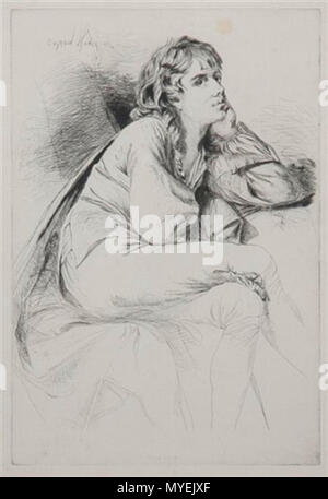 . Thomas Haden von Derby. 1864. Francis Seymour Haden 186 Francis Seymour Haden - Thomas Haden 1864 Stockfoto