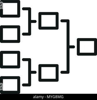 Symbol der Pokal für den ersten Platz Stock Vektor