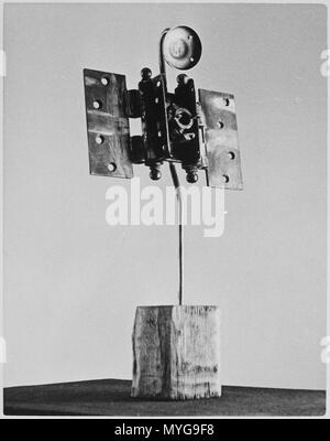 Vogel Nr. 1, geschweißt, Metall Skulptur - Stockfoto