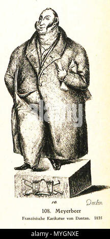 . English: Jean-Pierre Dantan Meyerbeer 1835. 1835. Jean-Pierre Dantan (1800-1869) Alternative Namen Dantan le Jeune Beschreibung französischer Karikaturist und Bildhauer Geburtsdatum / Tod 28. Dezember 1800 6. September 1869 Ort der Geburt / Todes Paris Baden-Baden Authority control: Q 389430 VIAF: 49488075 ISNI: 0000 0000 6658 1267 ULAN: 500022849 LCCN: n 90699987 WGA: DANTAN, Jean-Pierre WorldCat 272 Jean-Pierre Dantan - Meyerbeer Stockfoto