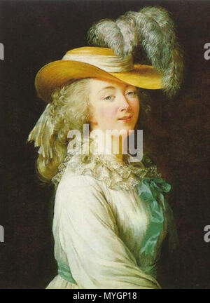 . English: élisabeth Vigée-Lebrun (1755 - 1842): Marie-Jeanne Bécu, comtesse du Barry (1743-1793), 1781. Öl auf Holz, 69,2 x 51,4 cm. Philadelphia Museum der Kunst, Inv-Nr. 1984-137-1. 1781. Élisabeth Vigée-Lebrun 272 Jeanne-becu - gräfin-du-Barry -38960-1 - roh Stockfoto