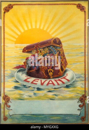 . Englisch: Plakat von Orlando Orlandi. Im frühen 20. Jahrhundert. Orlando Orlandi 400 Orlandi Levant Stockfoto