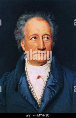 . Johann Wolfgang von Goethe (1749-1832). 1828 277 Johann Wolfgang von Goethe (Josef Stieler) Stockfoto