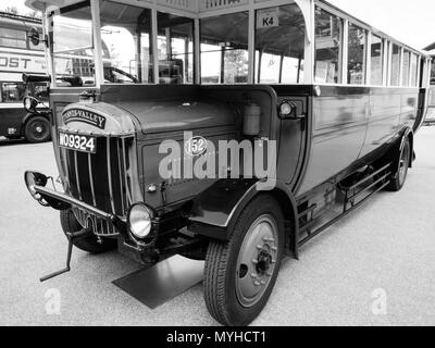 Thames Valley Traktion, Vintage Retro, Thames Valley Busse, Reading, Berkshire, England, UK, GB. Stockfoto