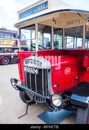 Thames Valley Traktion, Vintage Retro, Thames Valley Busse, Reading, Berkshire, England, UK, GB. Stockfoto