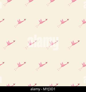 Flamingo nahtlose Muster. Stock Vektor