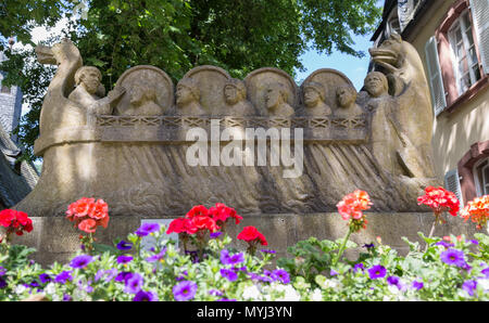 Neumagen weinschiffes Neumagen-Dhron an der Mosel Deutschland. Stockfoto