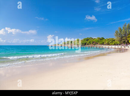 Fairy Strand auf der Insel Samet in Thailand. Stockfoto