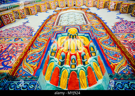 Innenraum der shahzada, Prinz Cem Grab, mausoleum am Muradiye Complex oder Komplexe von Sultan Murad II. in Bursa, Türkei. 20. Mai 2018 Stockfoto