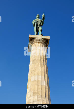 Victor Denkmal, Kalemegdan, Belgrad, Serbien Stockfoto