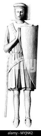 . Englisch: Templer. 1840. Thomas Hollis und George Hollis 299 KnightTemplar Stockfoto