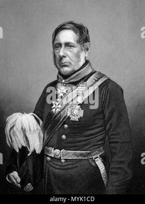 . Herr William Henry Cavendish-Bentinck (b. 1774 - d. 1839), britischer General und Staatsmann. zwischen 1828 und 1835. Diese Datei fehlt, Informationen zum Autor. 328 Herr - William - bentinck-2 Stockfoto