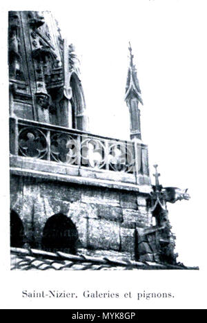 351 Martin - Histoire des Églises et chapelles de Lyon, 1908, Tome II 0385 b Stockfoto