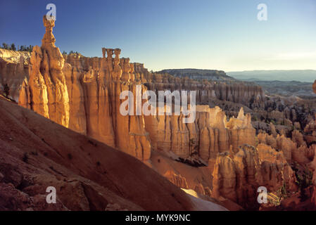 1992 HOODOOS MONOLITHEN stille Stadt Bryce Canyon National Park, Utah USA Stockfoto