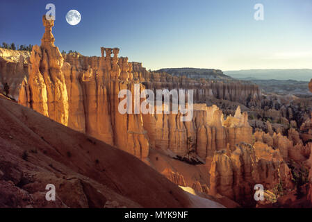 1992 HOODOOS MONOLITHEN stille Stadt Bryce Canyon National Park, Utah USA Stockfoto