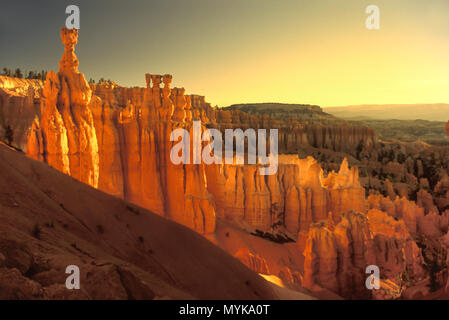 1992 HOODOOS MONOLITHEN stille Stadt Bryce Canyon National Park, Utah USA Stockfoto