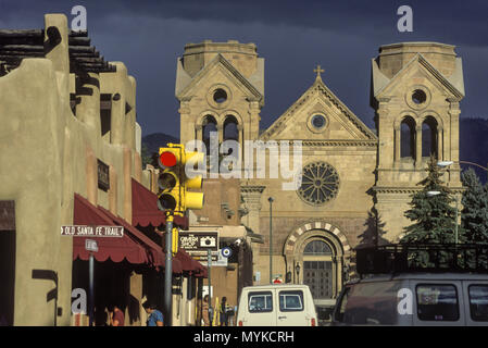 1992 OLD SANTA FE TRAIL HAUPTPLATZ SANTA FE NEW MEXICO USA Stockfoto