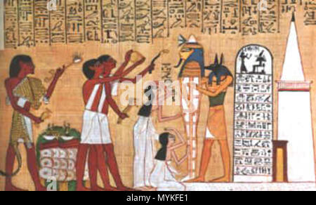 377 Mundöffnungsritual Stockfoto