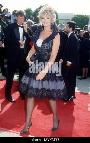 PASADENA, Ca - 25. August: (L-R) Schauspielerin Deidre Hall besucht die 43. jährlichen Primetime Emmy Awards am 25. August 1991 in Pasadena Civic Auditorium in Pasadena, Kalifornien. Foto von Barry King/Alamy Stock Foto Stockfoto