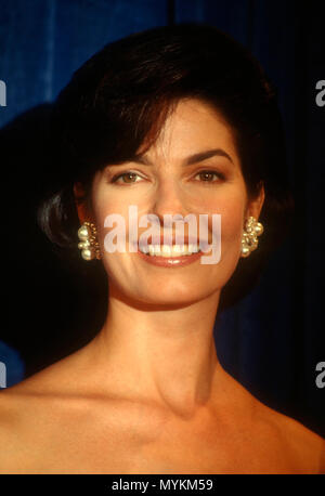 PASADENA, Ca - 25. August: Schauspielerin Sela Ward die 43. jährlichen Primetime Emmy Awards am 25 August, 1991 Teilnahme an Pasadena Civic Auditorium in Pasadena, Kalifornien. Foto von Barry King/Alamy Stock Foto Stockfoto