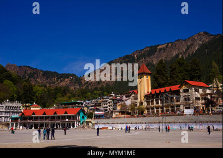 Die Wohnungen in Naini Tal, Uttarakhand, Indien Stockfoto