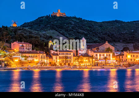 Collioure, Pyrénées-orientales, Frankreich Stockfoto