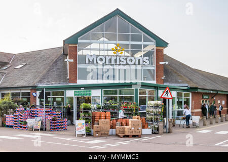 Morrisons store, Gamston, West Bridgford, Nottinghamshire, England, Großbritannien Stockfoto