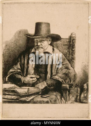 . Français: Portrait du docteur Tholinx, eau-forte de Rembrandt (Ca. 1656) Englisch: Portrait von Arzt Tholinx, Radierung von Rembrandt (Ca. 1656). 16. Juni 2016. Rembrandt (1606 - 1669) Alternative Namen Rembrandt van Rijn, Geburt Name: Rembrandt Harmenszoon van Rijn, Rembrandt Harmensz. van Rijn Beschreibung niederländische Maler, Grafiker und Zeichner Geburtsdatum / Tod 15. Juli 1606 vom 4. Oktober 1669 Ort der Geburt / Tod Leiden Amsterdam arbeiten Zeitraum zwischen ca. 1625 und ca. 1669 Arbeitsort Leiden (1620-1624), Amsterdam (1624-1625), Leiden (1625-1633), Amsterdam (1631-1669) Aut Stockfoto