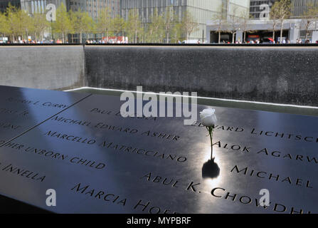 World Trade Center memorial Stockfoto