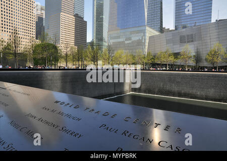 World Trade Center memorial Stockfoto