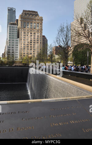 World Trade Center memorial Stockfoto