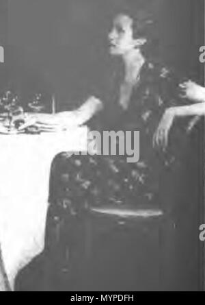 . Englisch: georgischen Prinzessin Ketto Mikeladze am Abendessen im Ritz. 19 November 2012, 22:18:50. NEW YORK POST, Freitag, Juni 28, 1935, 438 Prinzessin Ketto Mikeladze Stockfoto