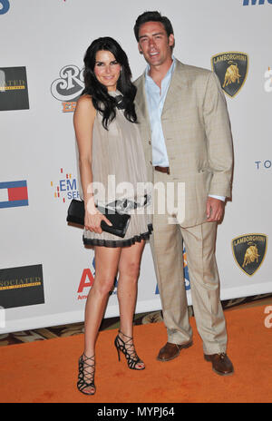 Angie Harmon und Jason Sehorn-Race zu löschen MS an der Hyatt Regency Century Plaza Hotel in Los Angeles. 08 HarmonAngie SehornJason 08 Event in Hollywood Leben - Kalifornien, Red Carpet Event, USA, Filmindustrie, Prominente, Fotografie, Bestof, Kunst, Kultur und Unterhaltung, prominente Mode, Besten, Hollywood Leben, Event in Hollywood Leben - Kalifornien, Roter Teppich und backstage, Musik Prominente, Topix, Paar, Familie (Mann und Frau) und Kids - Kinder, Brüder und Schwestern anfrage tsuni@Gamma-USA.com, Kredit Tsuni/USA, 2006 bis 2009 Stockfoto