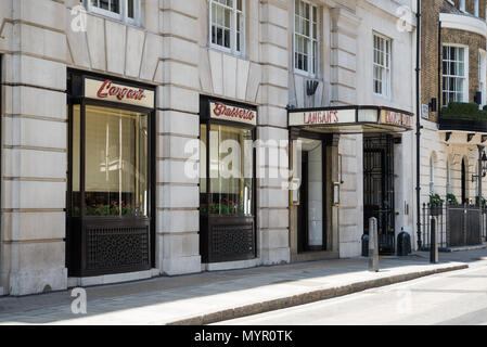 Langan's Brasserie Stratton Street, Mayfair, London, England, Großbritannien Stockfoto