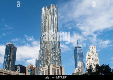 New York von Gehry, NYC Stockfoto