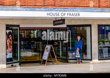 House of Fraser shopfront Stockfoto