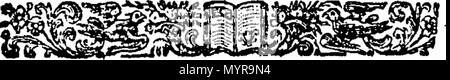 . Englisch: Fleuron aus Buch: Ein Essay zur Geschichte der englischen Sprache. Teil I., aufgeteilt in vier Vorläufige Dissertationen und Rechenschaft, I. der Römischen oder Latin Zunge, wie einst in Großbritannien gesprochen. Ii. Der Engländer und Waliser, und seine antient, und die derzeitigen Grenzwerte. Iii. Der Pyhtas, versündigte Pikten bezeichnet, die von den Römern; ihre Siedlung im Norden von Großbritannien; das Original von Ihrem Namen, und die Art, das Ausmaß und die Dauer ihrer Sprache. Iv. Der Schotten aus Irland; und das Ausmaß der Forst Sprache; um es aus dem Englischen unterscheiden im Norden von Brit Stockfoto