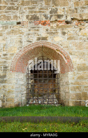 Ofen-Stack in komplexen Ofen, Fayette Historic State Park, Michigan Stockfoto