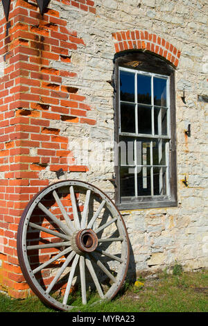 Werkstatt, Fayette Historic State Park, Michigan Stockfoto